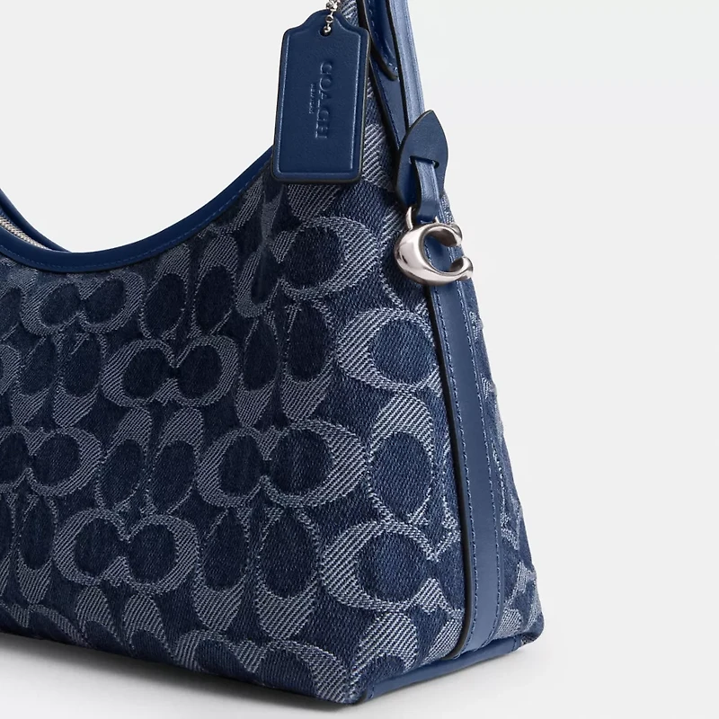Juliet Shoulder Bag 25 In Signature Denim