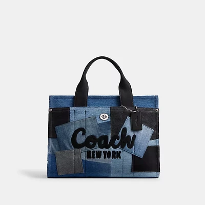 Cargo Tote Bag With Patchwork