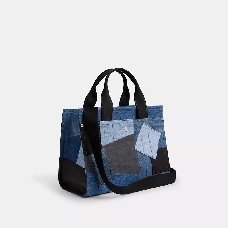 Cargo Tote Bag With Patchwork