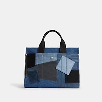Cargo Tote Bag With Patchwork