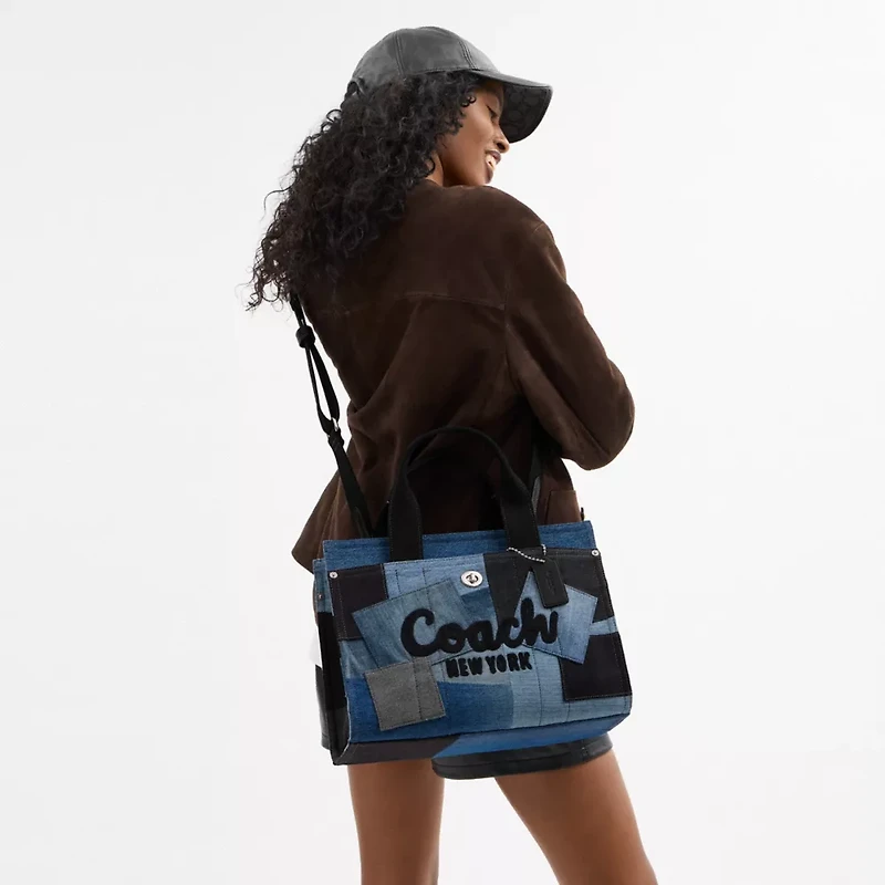 Cargo Tote Bag With Patchwork