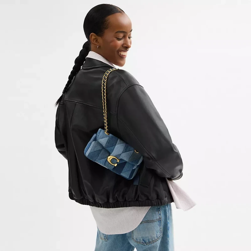 Tabby Shoulder Bag 20 With Patchwork Quilting