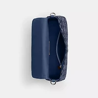 Soft Tabby Shoulder Bag In Signature Denim