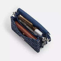 Chain Tabby Shoulder Bag In Signature Denim