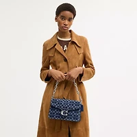 Chain Tabby Shoulder Bag In Signature Denim