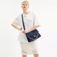 Chain Tabby Shoulder Bag 30 In Signature Denim