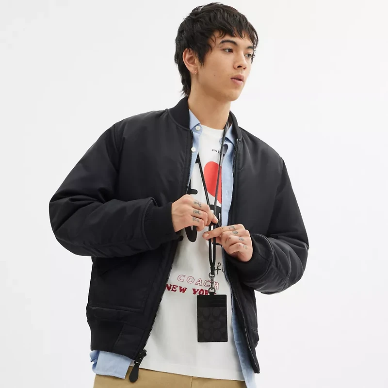 Id Lanyard Signature Denim