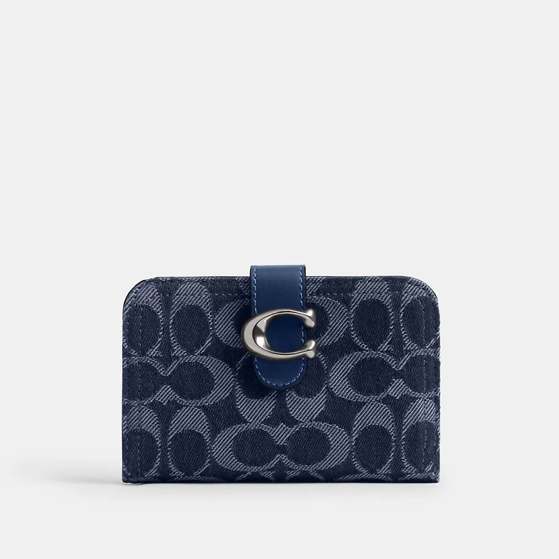 Tabby Wallet In Signature Denim
