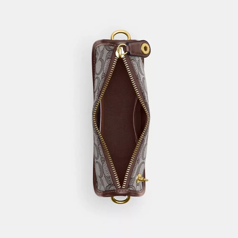 Swinger Bag 20 With Chain In Signature Jacquard