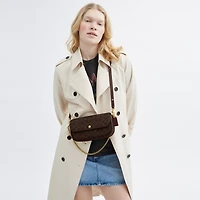Brook Flap Chain Bag In Signature Canvas