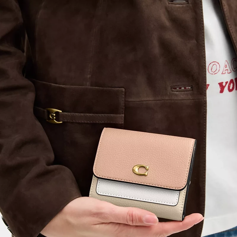 Mila Small Flap Wallet Colorblock