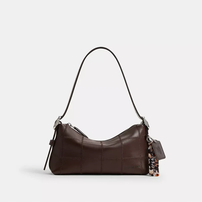 Alter/Ego Small Slouchy Shoulder Bag Checkerboard Upcrafted Leather
