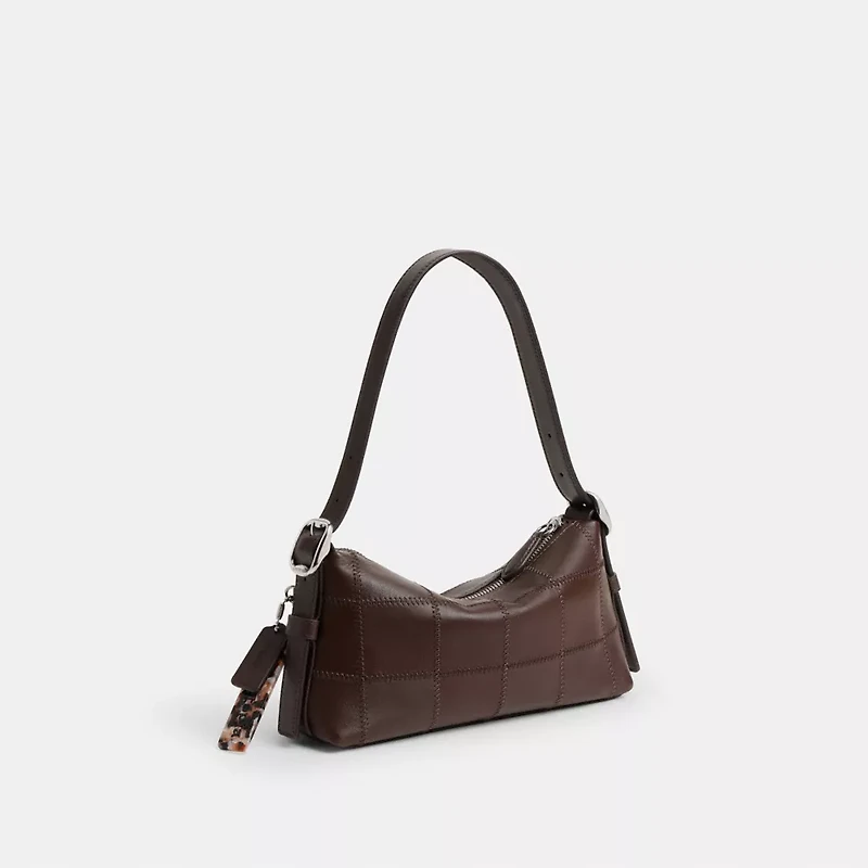Alter/Ego Small Slouchy Shoulder Bag Checkerboard Upcrafted Leather