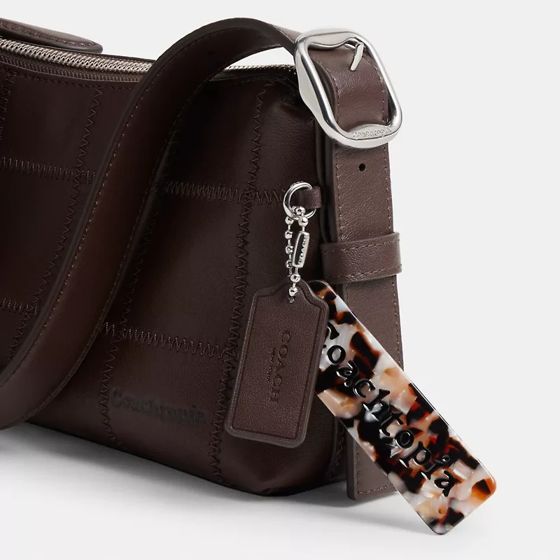 Alter/Ego Small Slouchy Shoulder Bag Checkerboard Upcrafted Leather