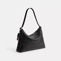 Alter/Ego Slouchy Shoulder Bag In Checkerboard Upcrafted Leather