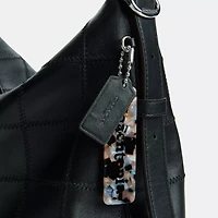 Alter/Ego Slouchy Shoulder Bag In Checkerboard Upcrafted Leather