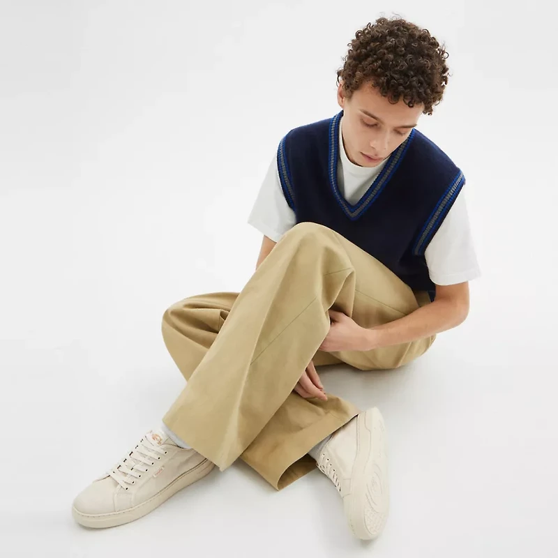 Canvas Sneaker Signature Jacquard