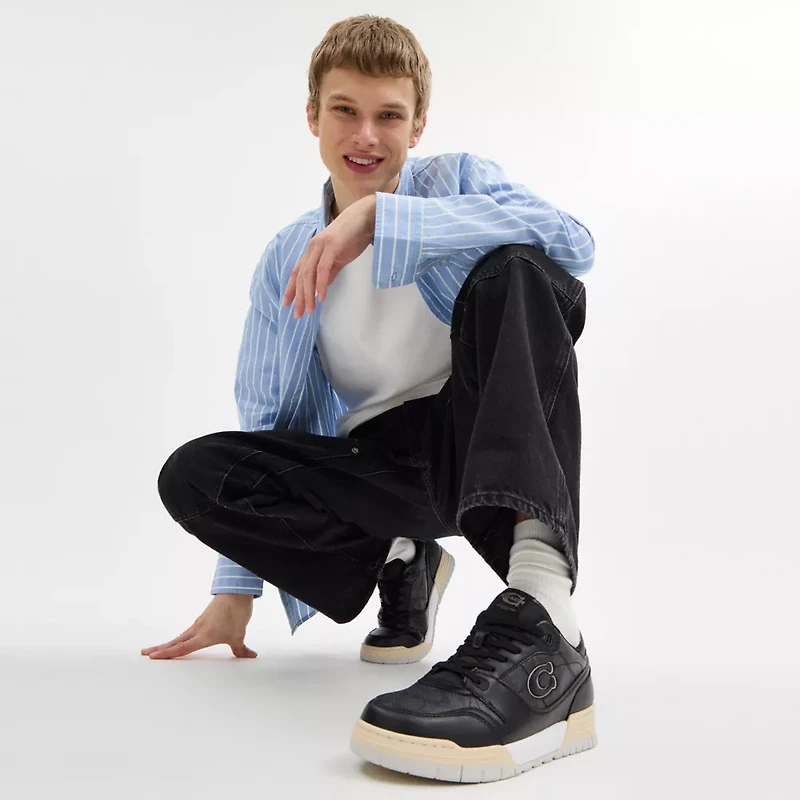 Soho Sneaker With Signature Canvas