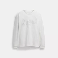 New York Long Sleeve T Shirt Organic Cotton