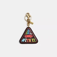 Restored Bag Charm In Rainbow Signature Canvas