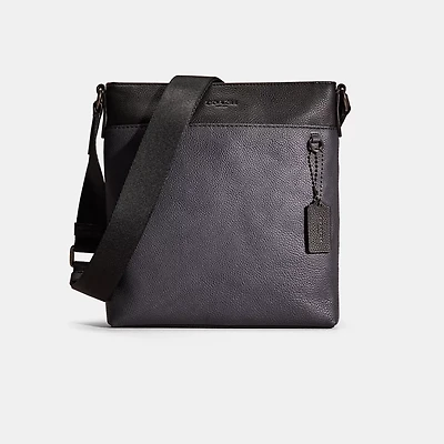 Restored Metropolitan Slim Messenger In Colorblock