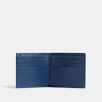 Slim Billfold Wallet In Signature Denim