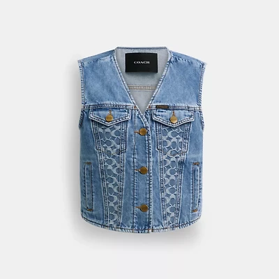 Denim Vest Organic Cotton