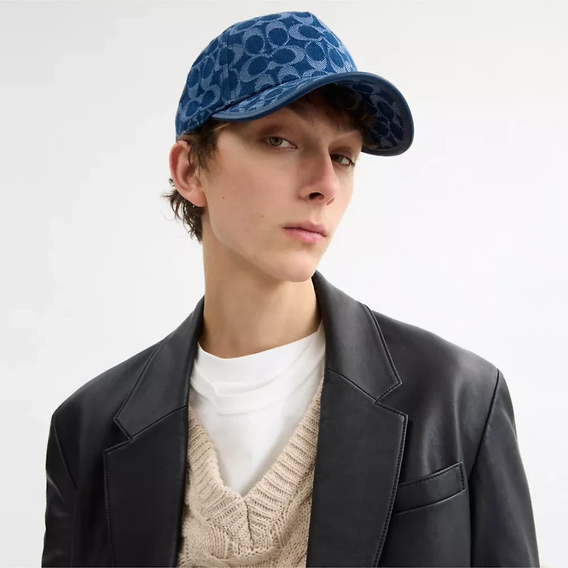 Signature Denim Baseball Hat