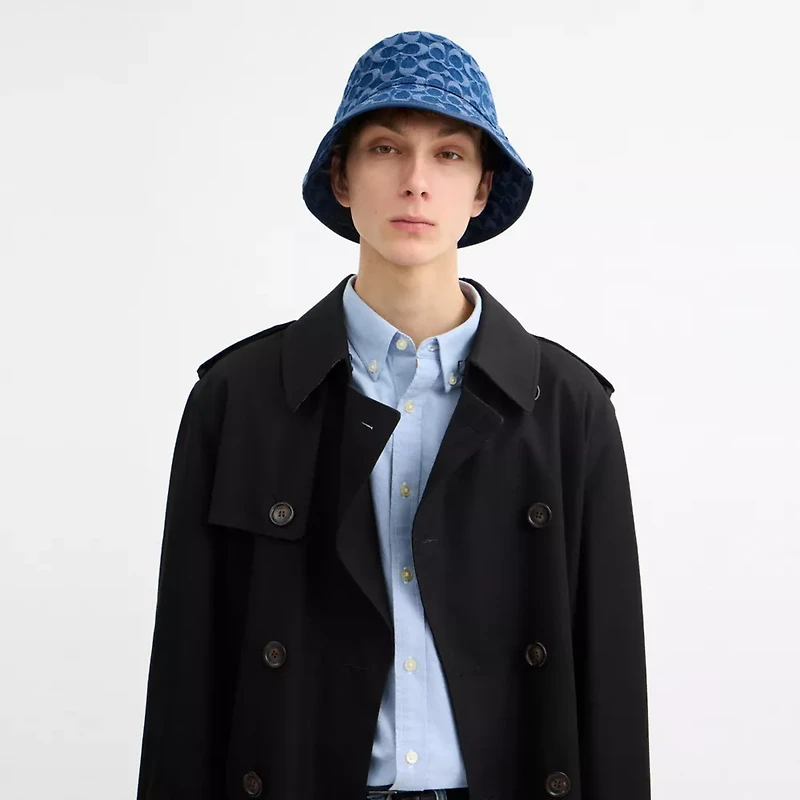 Signature Denim Bucket Hat