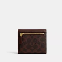 Mila Small Flap Wallet In Signature Canvas