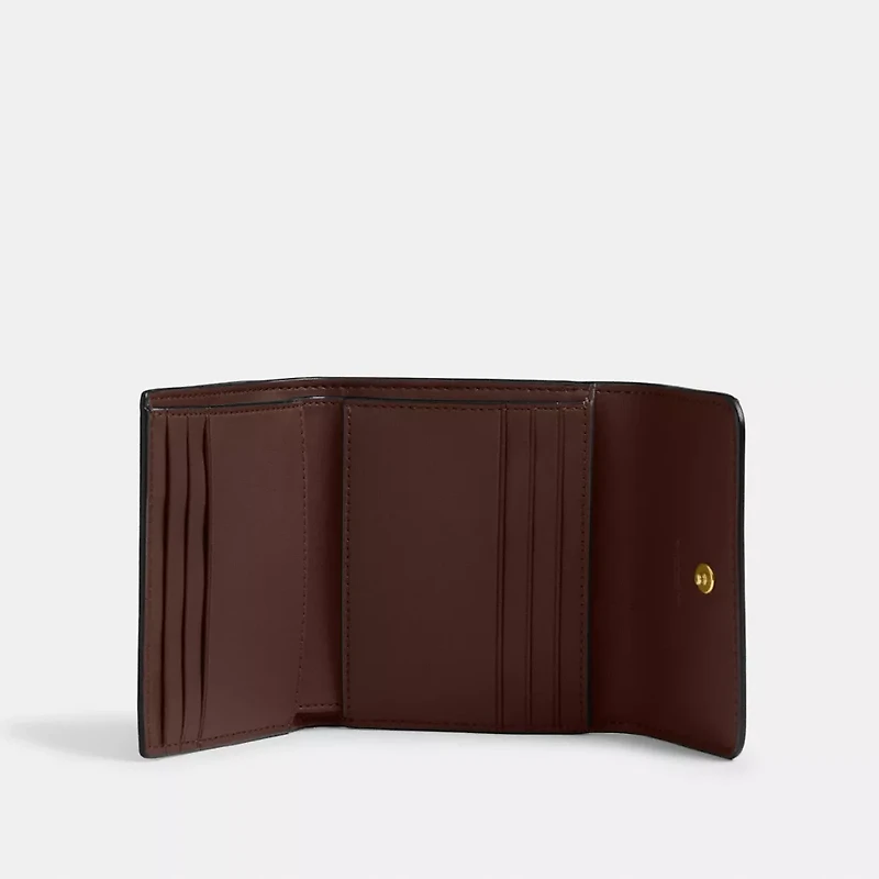 Mila Small Flap Wallet In Signature Canvas