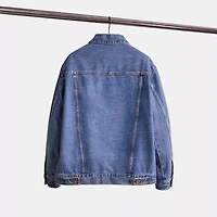 Restored Oversized Signature Denim Jacket