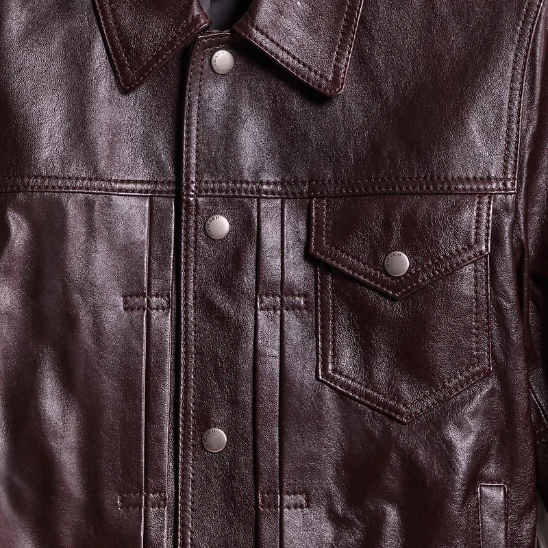 Restored Leather Trucker