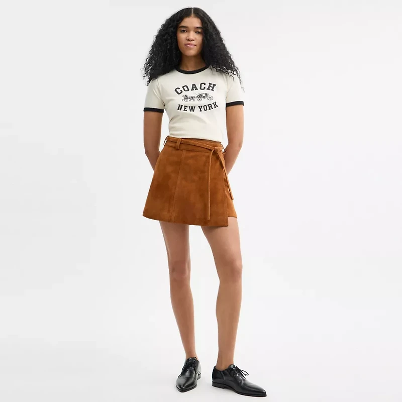 Suede Skirt