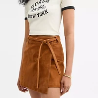 Suede Skirt