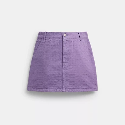 Signature Denim Skirt