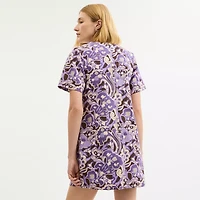 Canvas T Shirt Dress Regenerative Cotton