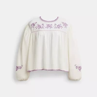 Floral Embroidered Blouse