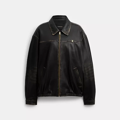 Loveworn Heritage C Oversized Leather Jacket