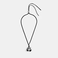 Cherry Leather Necklace