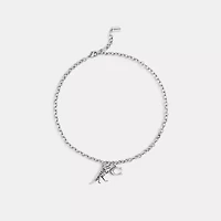 Skeletal Rexy And Signature Pendant Necklace