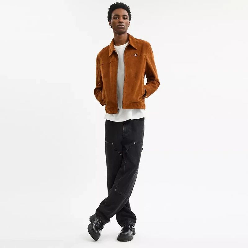 Lightweight Suede Heritage C Jacket