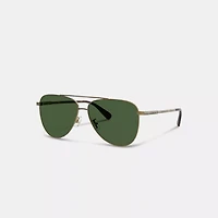 C Hardware Metal Pilot Sunglasses