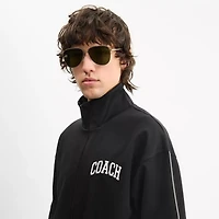 C Hardware Metal Pilot Sunglasses