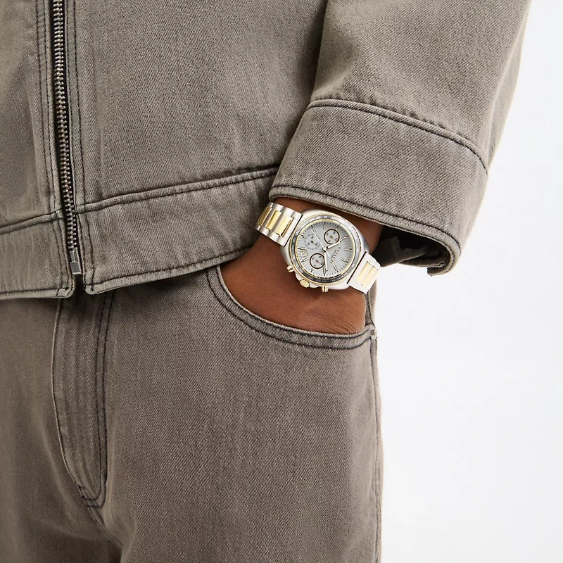 Charter Chronograph Watch, 39 Mm