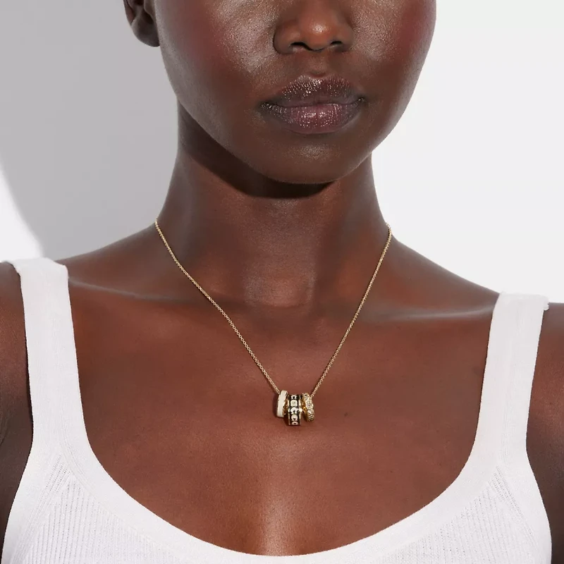 Signature Enamel Necklace