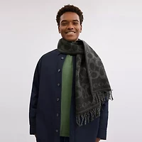 Reversible Signature Cashmere Muffler