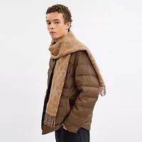 Reversible Signature Cashmere Muffler