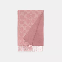 Reversible Signature Cashmere Muffler