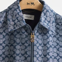 Restored Signature Chambray Blouson Jacket